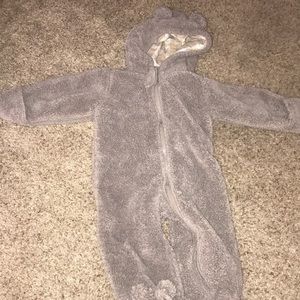 Light cozy jacket spring/fall w/ bear ears hoodie